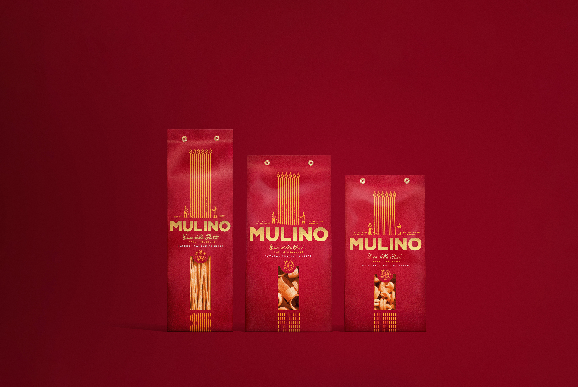 Mulino pasta packaging line-up